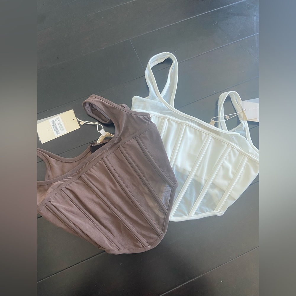Meshki corset top. Sold together